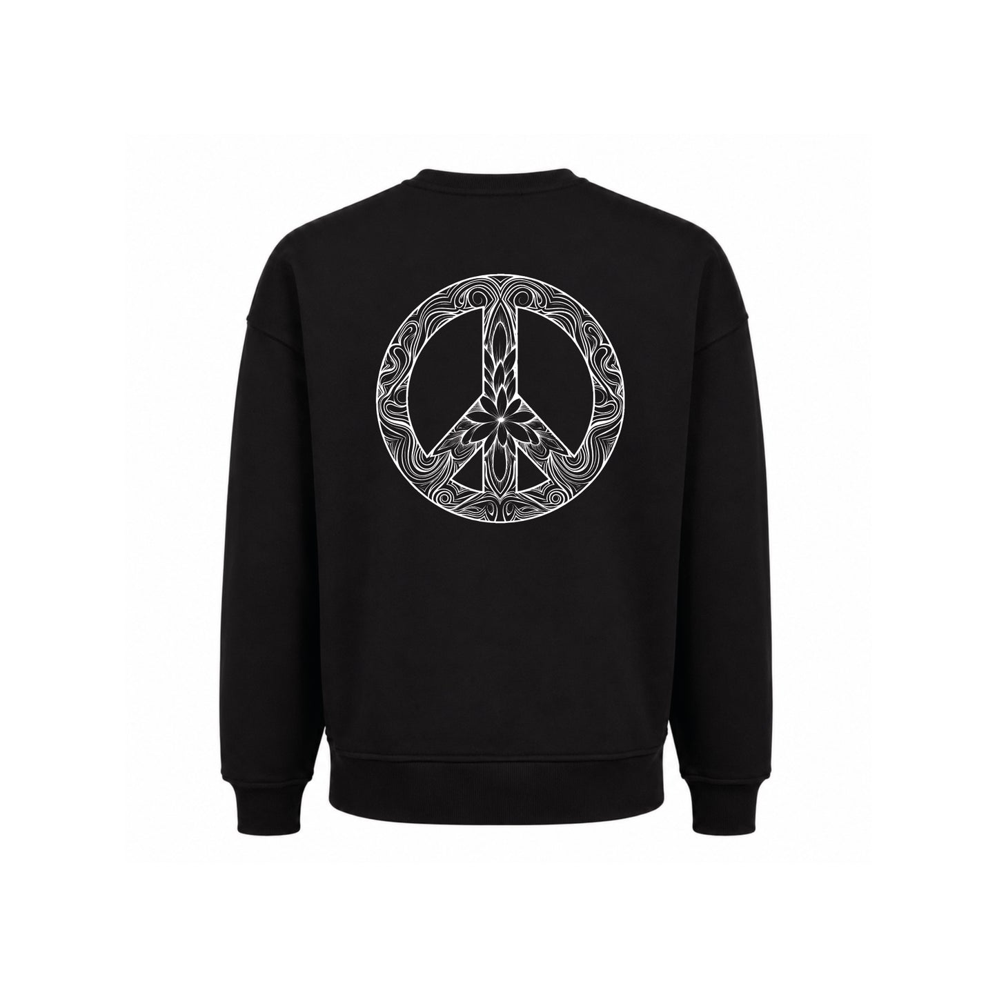Basic Oversized Sweater Zwart