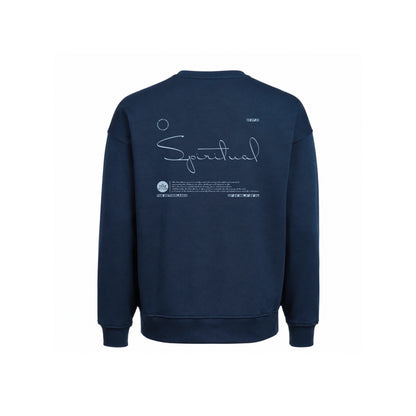 Basic Oversized Sweater Navy