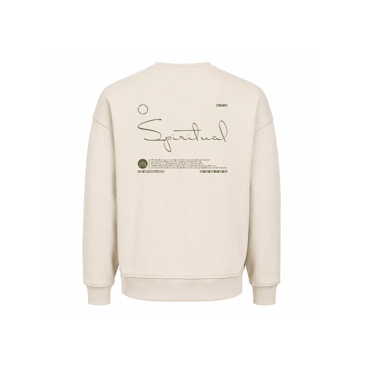 Basic Oversized Sweater Ecru