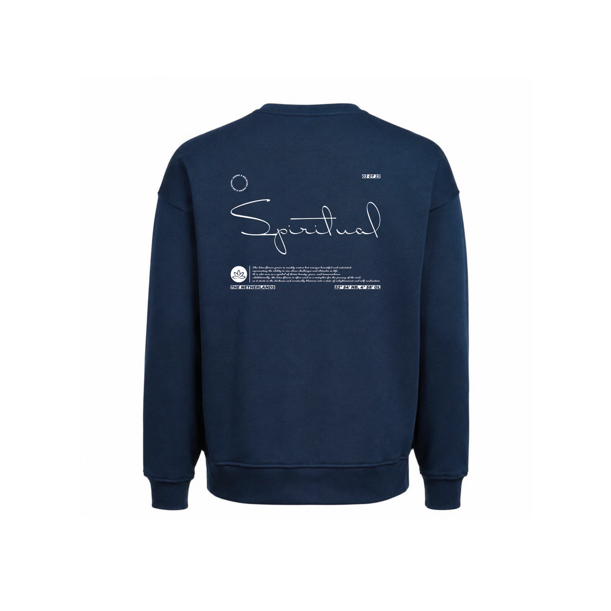 Basic Oversized Sweater Navy