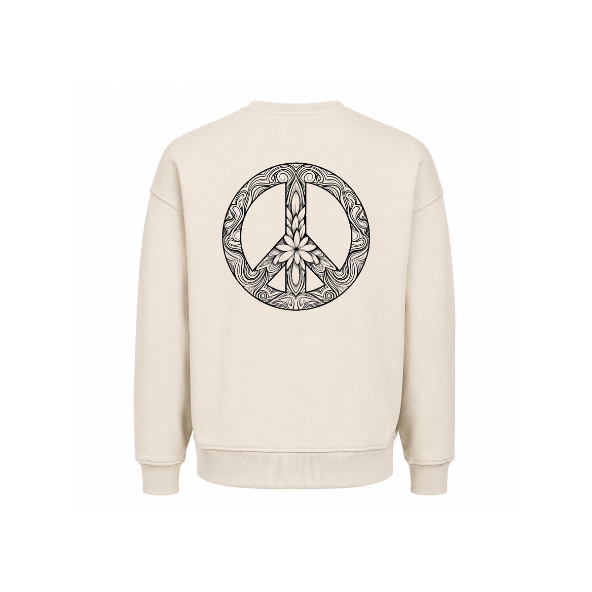 Basic Oversized Sweater Ecru