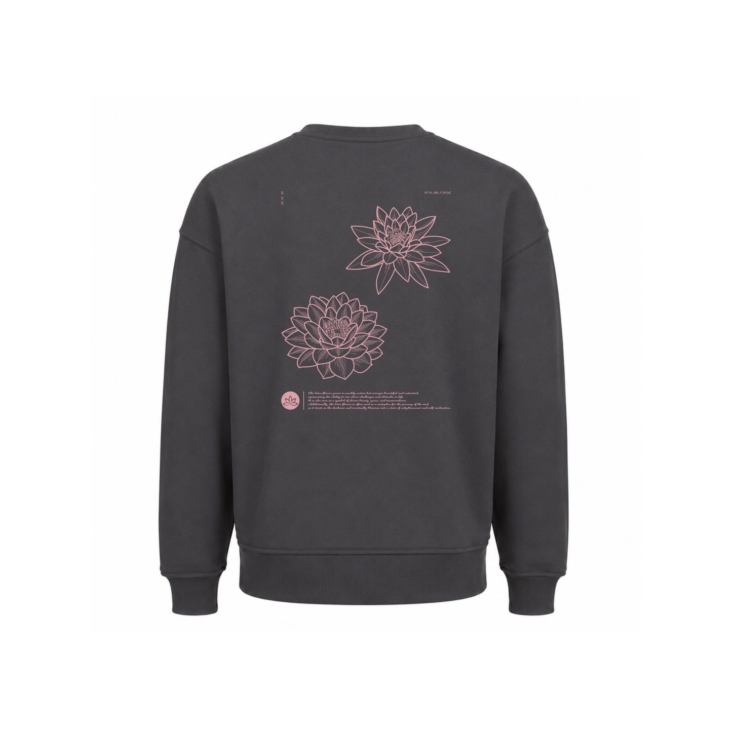 Basic Oversized Sweater Dark grey