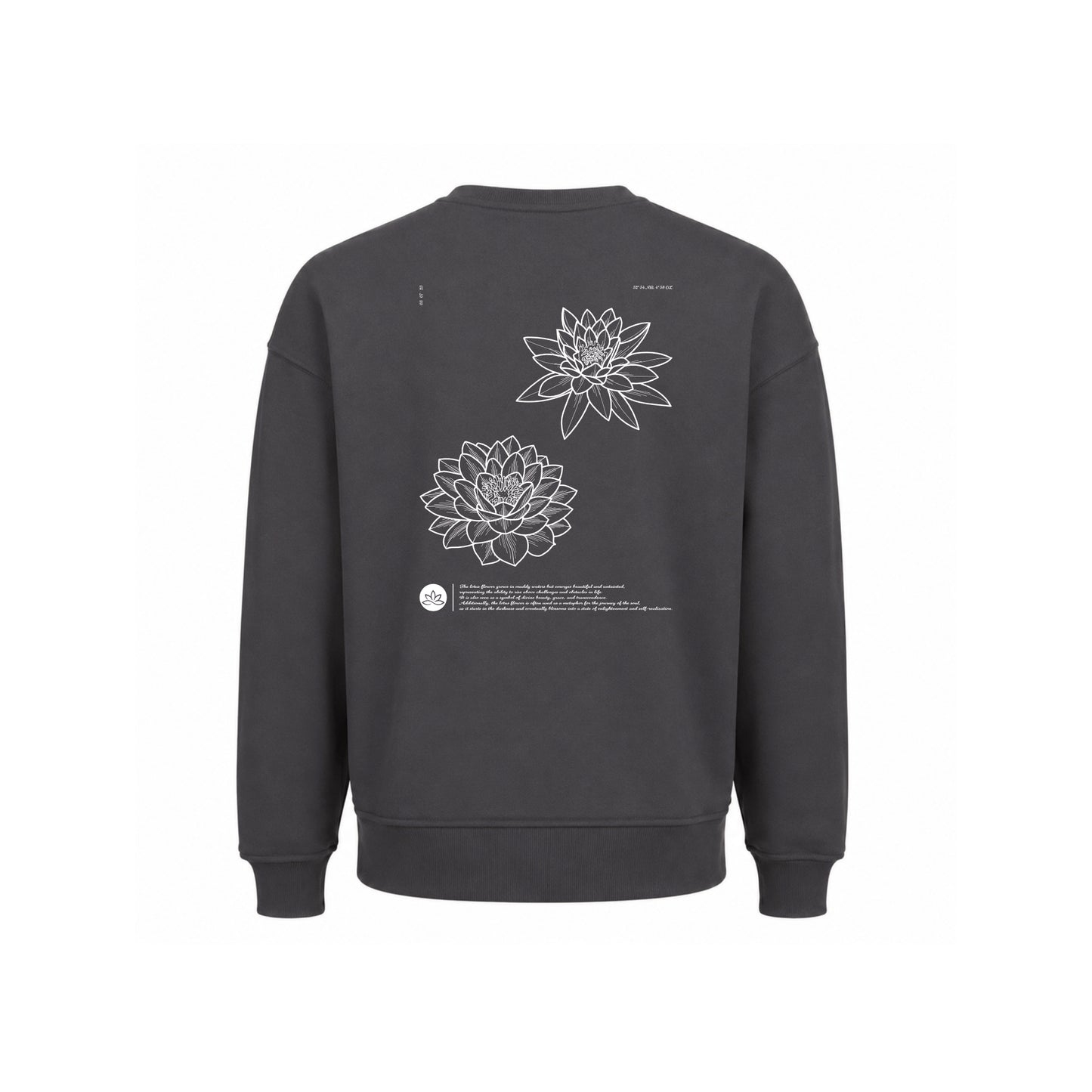 Basic Oversized Sweater Dark grey