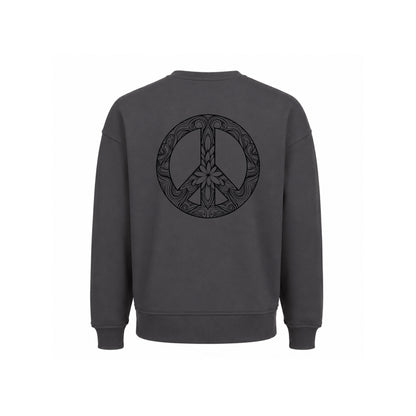 Basic Oversized Sweater Dark grey