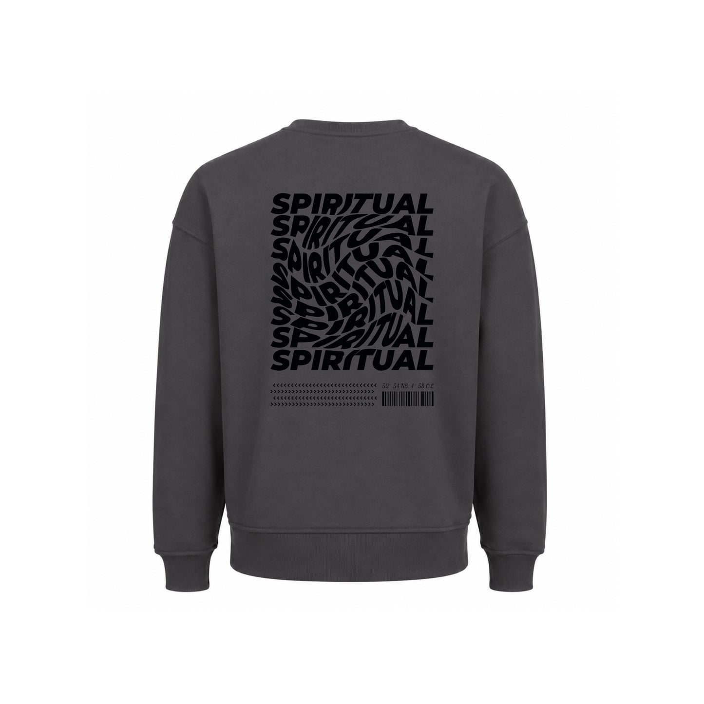Basic Oversized Sweater Dark grey