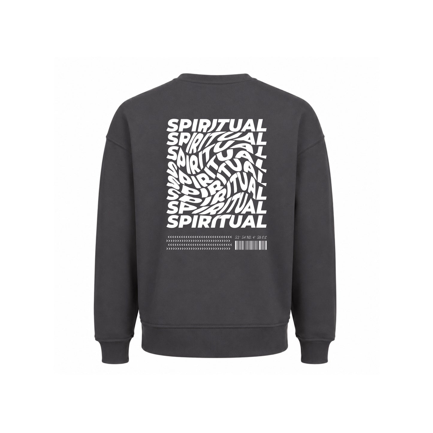 Basic Oversized Sweater Dark grey