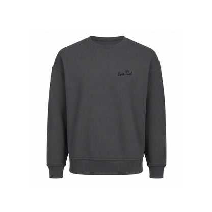 Basic Oversized Sweater Dark grey