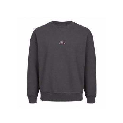 Basic Oversized Sweater Dark grey