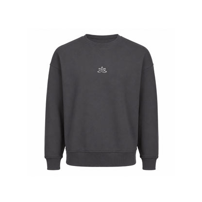 Basic Oversized Sweater Dark grey